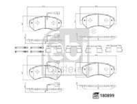 DELPHI LX0479 - Kit de accesorios, pastillas de frenos