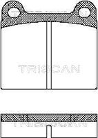 TRISCAN 811010201 - Juego de pastillas de freno