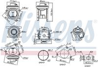 NISSENS 98173 - Válvula EGR