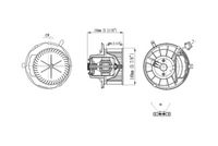 WALKER WBL01410 - Ventilador habitáculo