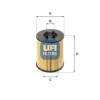 UFI 2501700 - Filtro de aceite