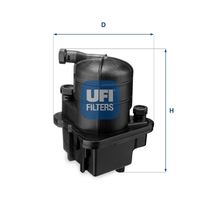 UFI 2408700 - Filtro combustible