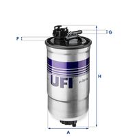 UFI 2439100 - Filtro combustible