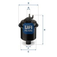 UFI 3162100 - Filtro combustible