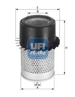 UFI 2792300 - Filtro de aire