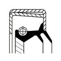 CORTECO 49110138 - Retén para ejes, diferencial