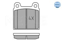 MEYLE 025 200 1115 - Juego de pastillas de freno