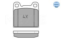 MEYLE 025 207 5514 - Juego de pastillas de freno