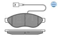 MEYLE 025 244 6819/W1 - Juego de pastillas de freno