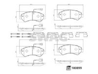 SWAG 33107998 - Juego de pastillas de freno