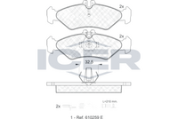 FEBI BILSTEIN 16162 - Juego de pastillas de freno
