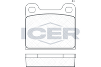 FEBI BILSTEIN 16127 - Juego de pastillas de freno