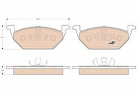 TRW GDB1984 - Juego de pastillas de freno