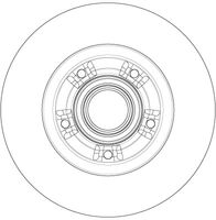 TRW DF6203BS - Disco de freno