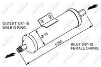 NRF 33331 - Filtro deshidratante, aire acondicionado