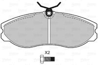 VALEO 598602 - Juego de pastillas de freno