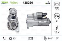VALEO 438260 - Motor de arranque - VALEO ORIGINS STOP&START - NEW O.E. TECHNOLOGY