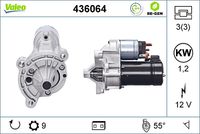 VALEO 436064 - Motor de arranque - VALEO RE-GEN REMANUFACTURED