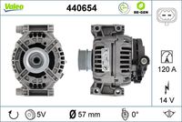 VALEO 440654 - Alternador - VALEO RE-GEN REMANUFACTURED