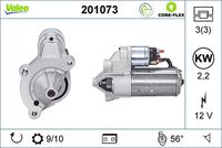 VALEO 201073 - Motor de arranque - VALEO CORE-FLEX