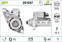 VALEO 201047 - Motor de arranque - VALEO CORE-FLEX