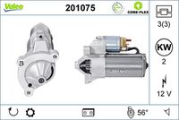 VALEO 201075 - Motor de arranque - VALEO CORE-FLEX