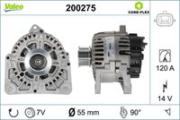 VALEO 200275 - Alternador - VALEO CORE-FLEX
