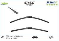 VALEO 574637 - Limpiaparabrisas - SILENCIO FLAT BLADE SET
