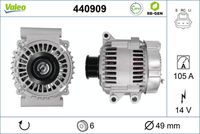 VALEO 440909 - Alternador - VALEO RE-GEN REMANUFACTURED