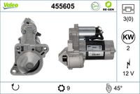 VALEO 455605 - Motor de arranque - VALEO RE-GEN REMANUFACTURED