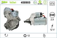 VALEO 458905 - Motor de arranque - VALEO RE-GEN REMANUFACTURED STOP&START