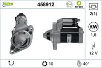 VALEO 458912 - Motor de arranque - VALEO RE-GEN REMANUFACTURED