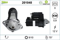 VALEO 201048 - Motor de arranque - VALEO CORE-FLEX