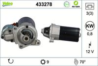 VALEO 433278 - Motor de arranque - VALEO RE-GEN REMANUFACTURED
