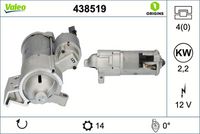 VALEO 438519 - Motor de arranque - VALEO ORIGINS NEW OE TECHNOLOGY