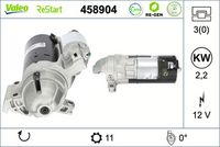 VALEO 458904 - Motor de arranque - VALEO RE-GEN REMANUFACTURED STOP&START