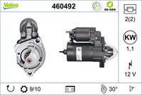 VALEO 460492 - Motor de arranque - VALEO RE-GEN REMANUFACTURED