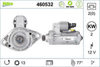 VALEO 460532 - Motor de arranque - VALEO RE-GEN REMANUFACTURED STOP&START
