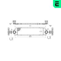 EACLIMA 36A77025 - Radiador de aire de admisión