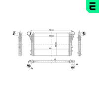 EACLIMA 36A77033 - Radiador de aire de admisión