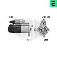 BOSCH 1986S00872 - Motor de arranque