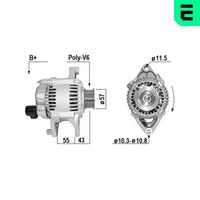 BV PSH 835.508.075.050 - Alternador - +Line Original