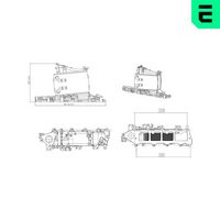 AHE 702098 - Radiador de aire de admisión