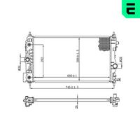 EACLIMA 31R54234 - Radiador, refrigeración del motor