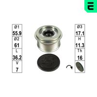 DAYCO ALP2368 - Rueda libre alternador