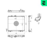 AHE 119036 - Radiador, refrigeración del motor