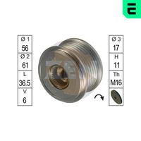 ERA ZN5388 - Rueda libre alternador