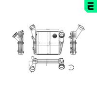 EACLIMA 36A77026 - Radiador de aire de admisión