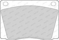 NECTO FD244A - Juego de pastillas de freno - ALTA PRESTACION