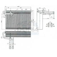 EACLIMA 43B55007 - Evaporador, aire acondicionado